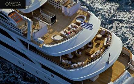 Omega Mega Yacht Charters Mykonos