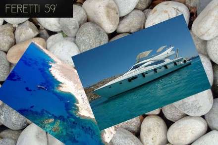 Feretti 59 Motor Yacht Charters Mykonos