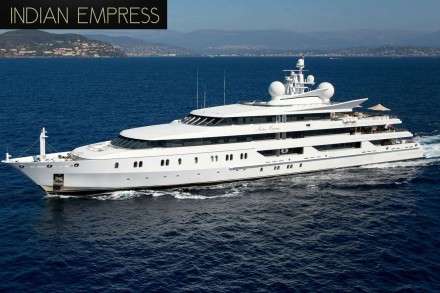 Indian Empress Mega Yacht Charters Mykonos
