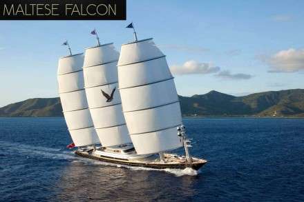 Maltese Falcon Mega Yacht Charters Mykonos