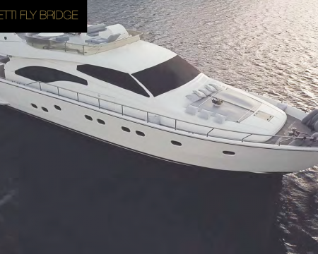 FERRETTI FLY BRIDGE 68’ | MYKONOS MOTOR YACHT CHARTERS