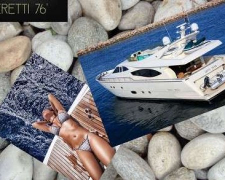 FERETTI 76′ | MYKONOS MOTOR YACHT CHARTERS