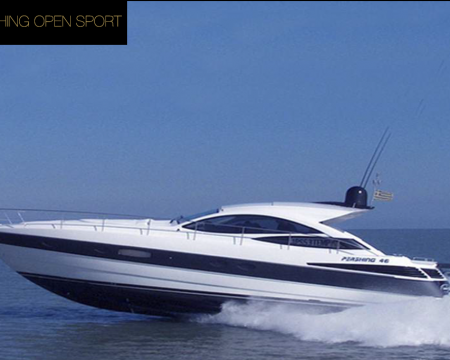 PERSHING OPEN SPORT 46’ | MYKONOS MOTOR YACHT CHARTERS